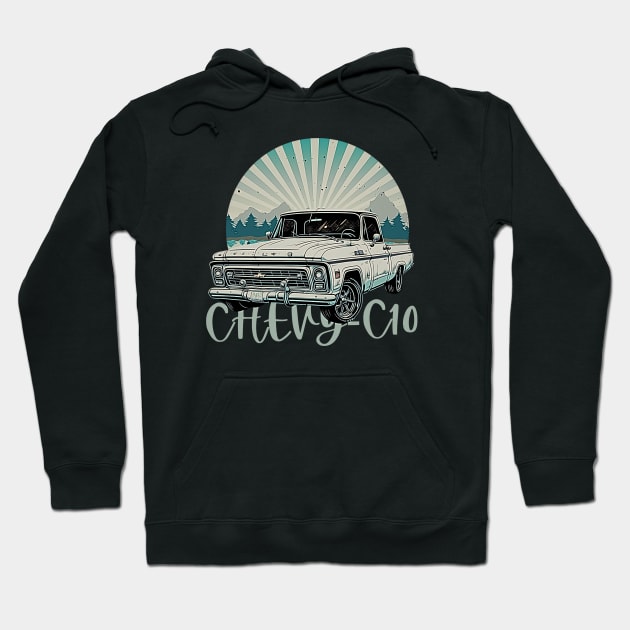 Chevy C-10 Hoodie by samsamteez